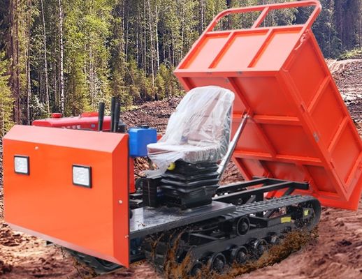 Customized Track Transporter Crawler Type 2 Ton Mini Self Loading Tracked Dumper