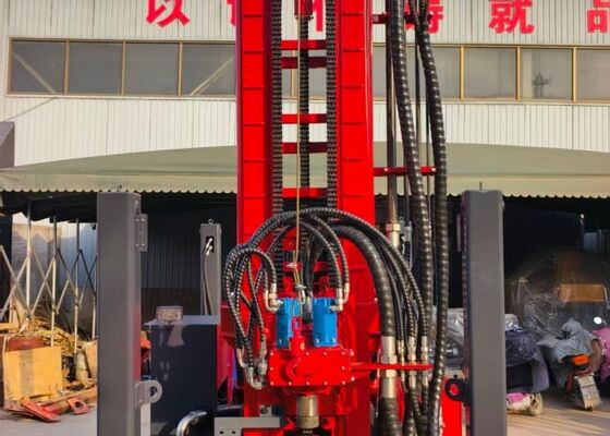 200 Meters Depth Pneumatic Water Borehole Drilling Machine With Large Power