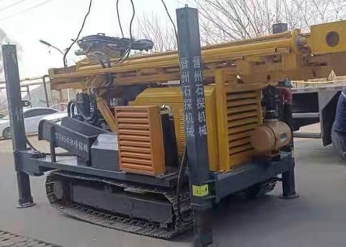 تجهیزات حفاری چاه آب 260 متری با قطر سوراخ های مختلف خزنده فولادی 77 کیلووات