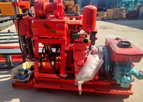Wheels Mounted Gk 200 Engineering Drilling Rig تجهیزات سیار قدرت دیزل