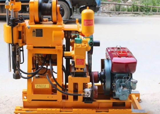 تجهیزات مهندسی اکتشاف هیدرولیک موتور دیزلی GK 200 Mineral Core Drill Rig 300 mm