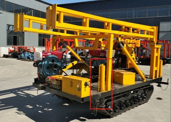 چرخ های اکتشافی نصب شده Gk 200 Crawler Mounted Drill Rig بادوام قوی