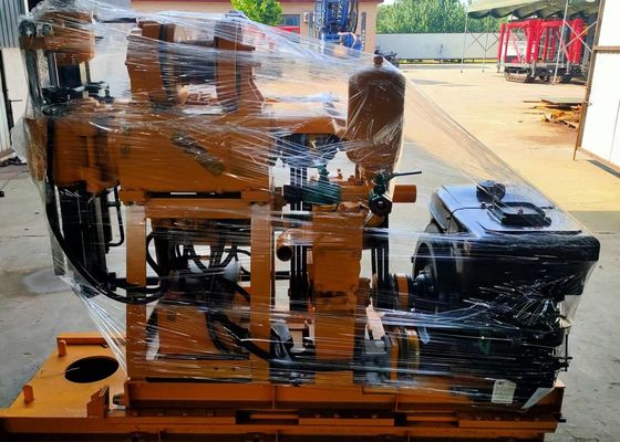 برای مهندسی 22 HP موتور دیزل GK 200 هسته نمونه زمین آزمایش سوراخ کردن ماشین