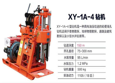 دیزل نوع XY-1A آسانسور مته عملیات هسته با زاویه حفاری 90 و 75 درجه