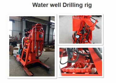 GK-200 Color Water Well Drill Rig GH-200 سفارشی با تغذیه هیدرولیک