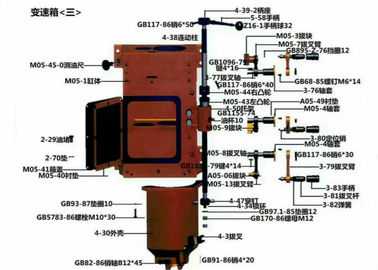 XY-1A با سرعت بالا مته Gyrator مجمع / حفاری قطعات اجزا برای حفاری دکل