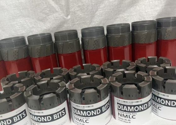 مهندسی اکتشافات حفاری قطعات حفاری هسته الماس 60mm 75mm