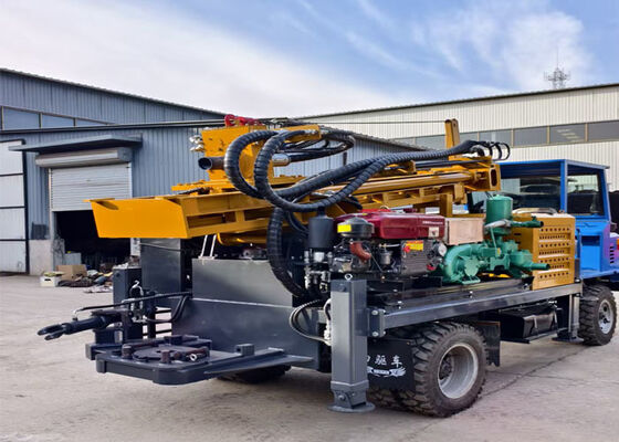 High Power 65KW Water Well Drill Rig For Rock Strata Drilling