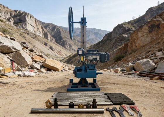 دستگاه حفاری خاک قابل حمل مهندسی 20 متری جمع آوری نمونه