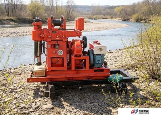 دستگاه حفاری چاه معدنی به عمق 100-150 متر برای مغزه گیری