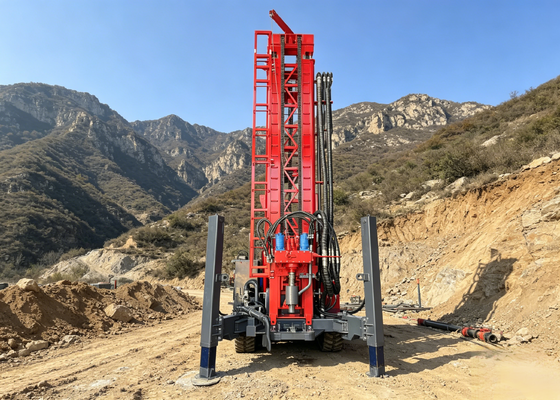 0-180m دستگاه حفاری آب برای مناطق خشک