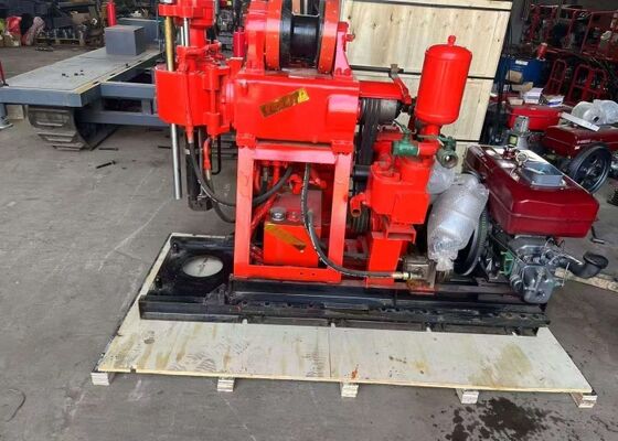 GK 200 ماشین حفاری اکتشافی 200 متر عمق 300 میلی متر قطر سوراخ