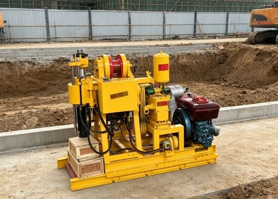 22 HP موتور دیزل حفاری رینگ ایده آل برای آزمایش خاک و تحقیقات پایه