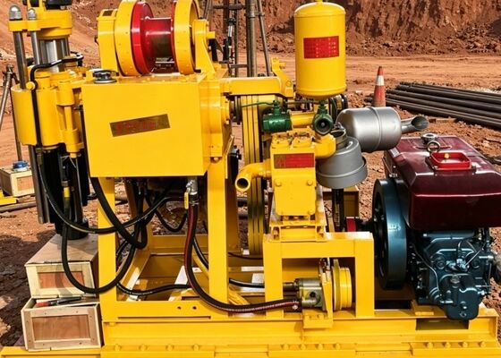 ماشین آلات حفاری عمق 200 متر با قطر گمانه 300 میلی متر برای همه لایه ها