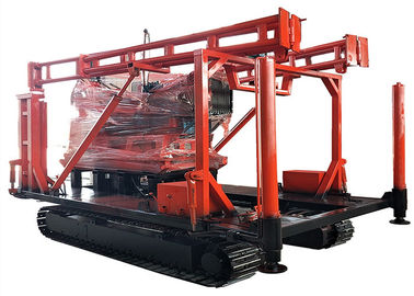 XY-2 چهار چرخ تریلر مته ماشین حفاری 300-600m اکتشاف زمین شناسی حفاری چاه الماس هسته حفاری دکل