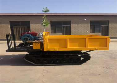 4 - مینی انتقال دهنده هیدرولیکی Ton Crawler Dumper Self Loading for Farm