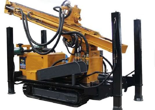 200 متری سیستم هیدرولیک رونده پنوماتیک تراکتور DTH نصب شده دریل