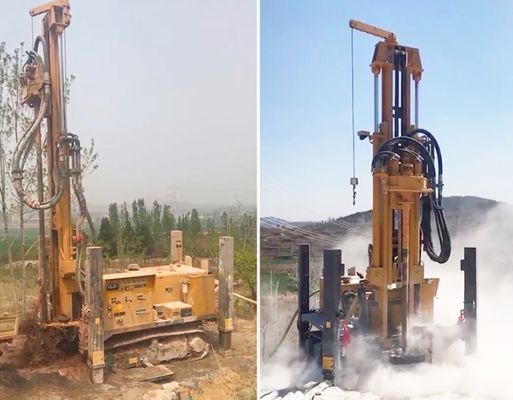 دکل حفاری مجهز به خزنده با عمق 3.5MPa 350m