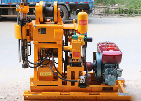 22 HP هیدرولیک قابل حمل مهندسی هسته حفاری ریگ با عمق 180 متر
