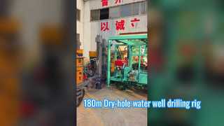ST 180 آب چاه حفاری دکل حفاری 180 متر عمق