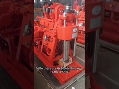 دکل حفاری مهندسی بررسی معدن قابل حمل 300 میلی متر قطر سوراخ 200 متر عمق