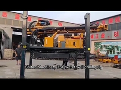 دکل حفاری چاه آب قابل حمل پنوماتیک St-350 بزرگ