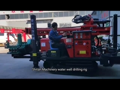 دکل حفاری چاه آب پنوماتیک Large St 180 با سرعت بالا خزنده نصب شده