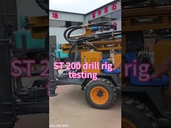 St200 دستگاه حفاری پنوماتیک دوامدار Dth Rock Blasting سوراخ آب عمیق