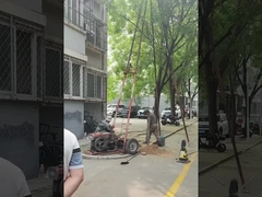 200 متر زمین تست حفاری ماشین چرخ یا خزنده نصب قابل حمل