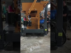 260 متر پمپ گرما منبع زمین / چرخ دار دستگاه حفاری چاه آب