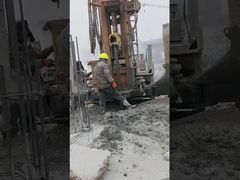 دستگاه حفاری پنوماتیک چاه آب 400 متری از نوع خزنده