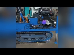 380 ولت ولتاژ آب چاه خزنده استیل حفاری ماشین برای حفاری سنگی در مقرون به صرفه