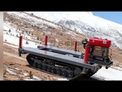 زیربنای قطب های لاستیکی برای ساخت و ساز با موتور دیزل