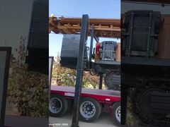 1000 متری کرولر هیدرولیک آب چاه حفاری 6 سیلندر موتور دیزل