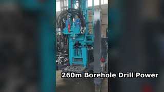 گشتاور بالا دکل حفاری چاه آب 260 متر