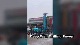 دستگاه حفاری Borewell قدرتمند برای چاه های عمیق